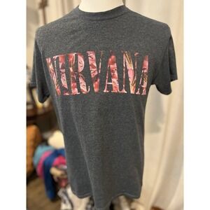 Nirvana Floral T Shirt Unknown‎ Brand And Size Fits Like A Small-medium Mens